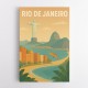 Rio De Janeiro Travel Poster Wall Art