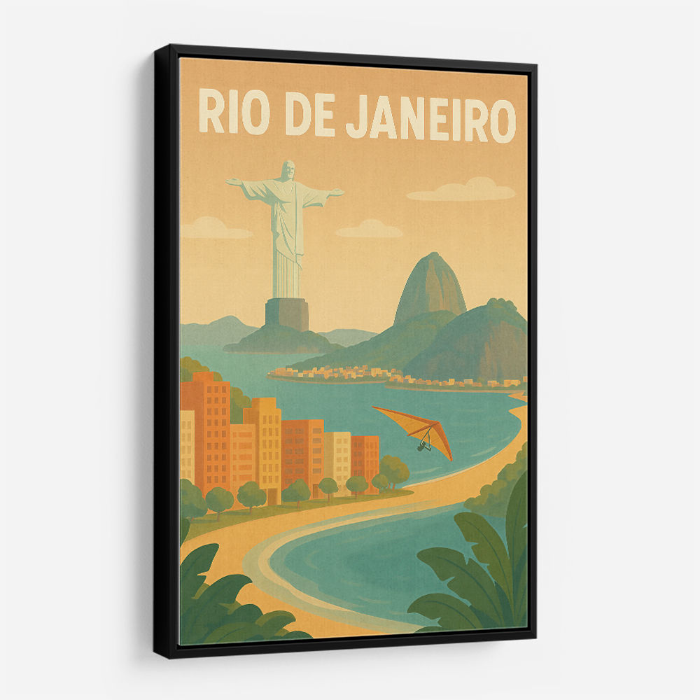 Rio De Janeiro Travel Poster Wall Art