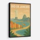 Rio De Janeiro Travel Poster Wall Art