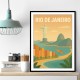 Rio De Janeiro Travel Poster Wall Art