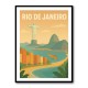 Rio De Janeiro Travel Poster Wall Art