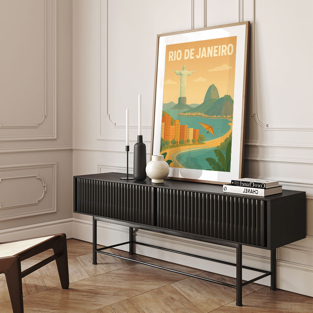 Rio De Janeiro Travel Poster Wall Art
