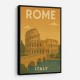 Rome Italy Travel Poster Wall Art