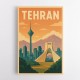 Tehran Travel Poster Wall Art