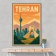 Tehran Travel Poster Wall Art