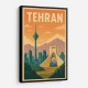 Tehran Travel Poster Wall Art