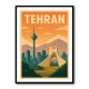 Tehran Travel Poster Wall Art