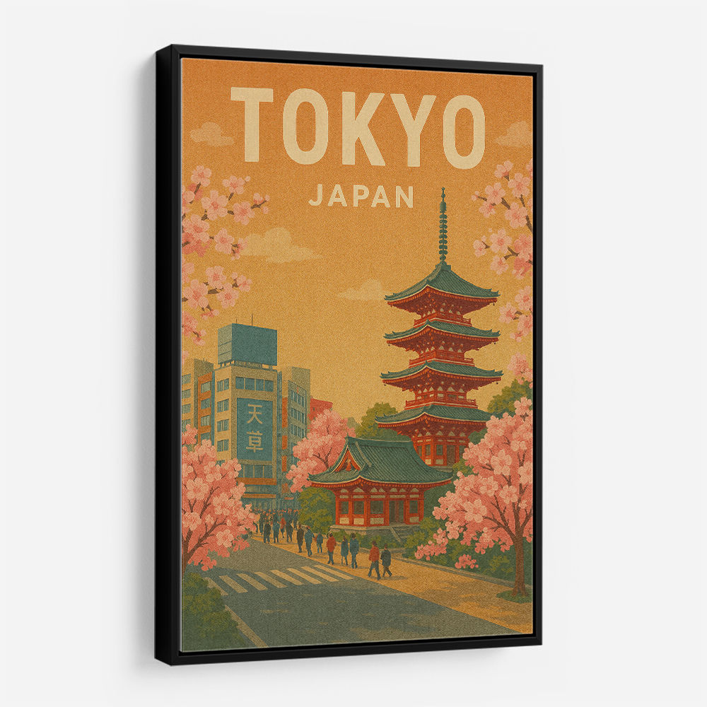 Tokyo Travel Poster Wall Art