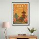 Tokyo Travel Poster Wall Art