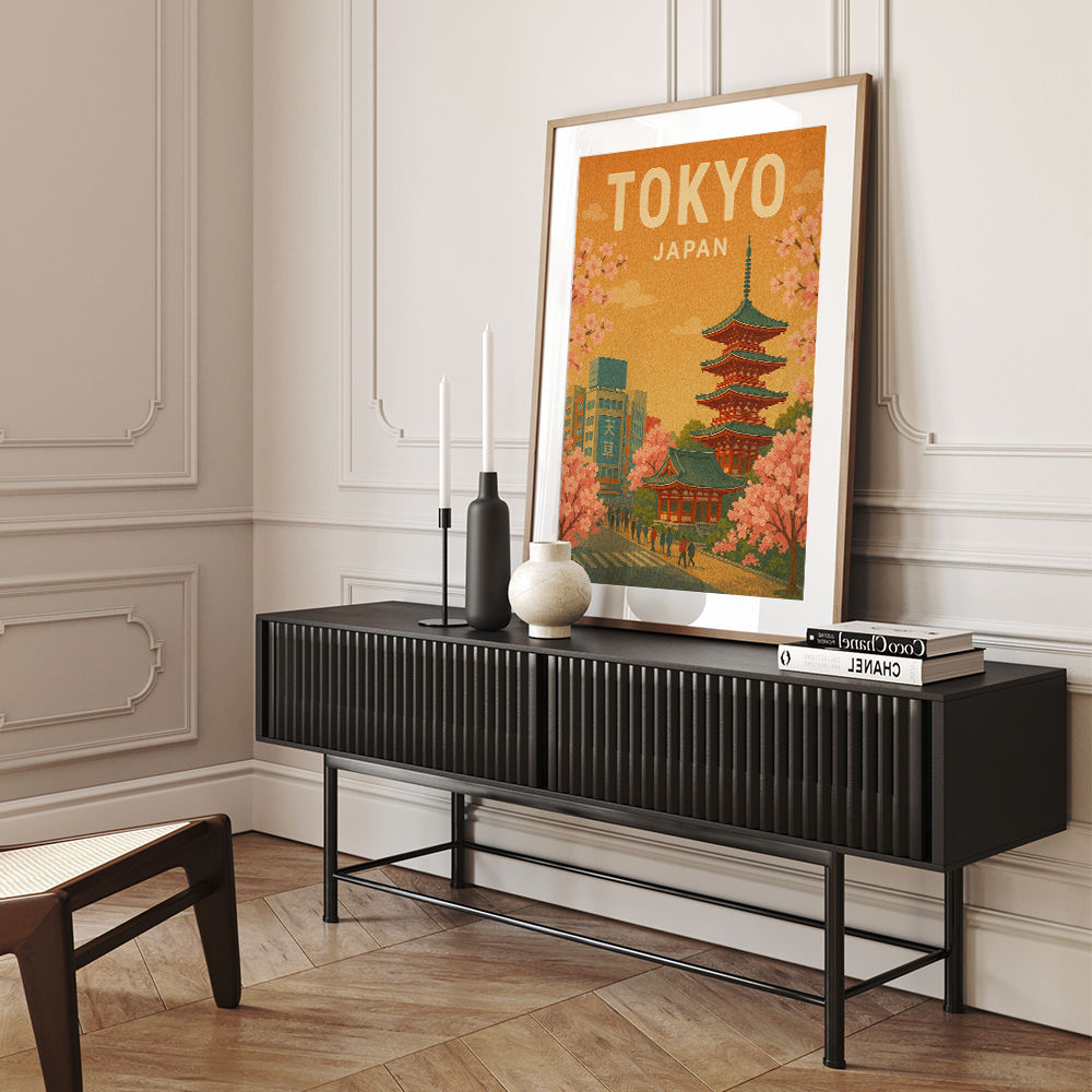 Tokyo Travel Poster Wall Art