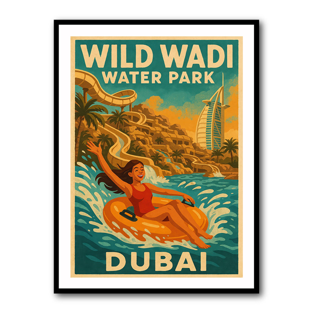 Wild Wadi Dubai Poster 1 Wall Art