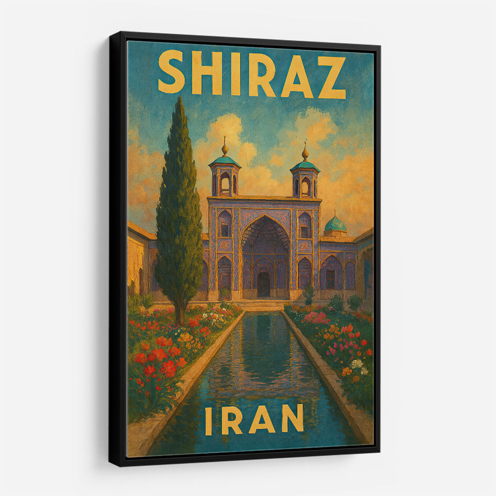 Shiraz Iran Travel Poster 1 Wall Art