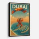 Skydiving Over The Palm Dubai Wall Art