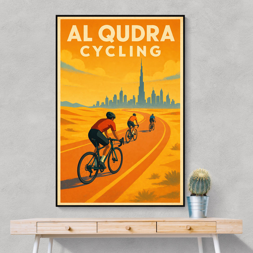 Al Qudra Cycling Dubai 1 Wall Art