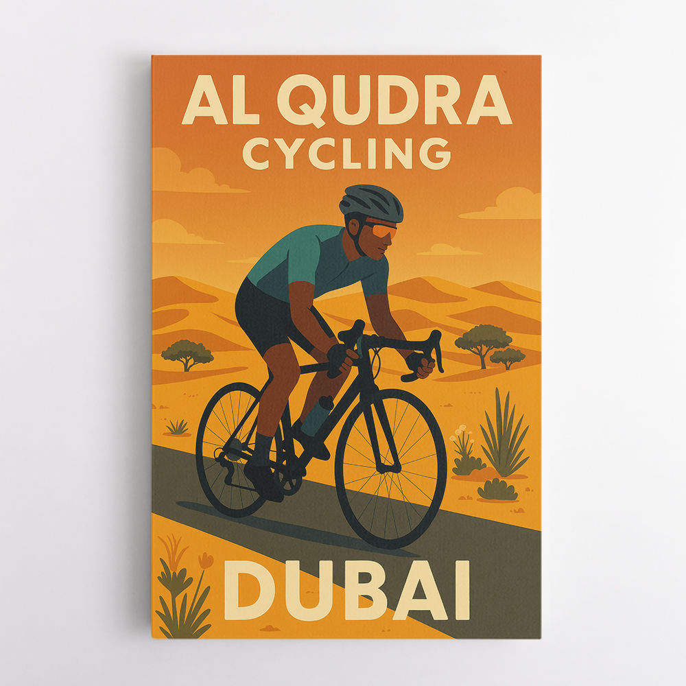 Al Qudra Cycling Dubai Wall Art