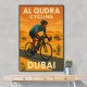 Al Qudra Cycling Dubai Wall Art