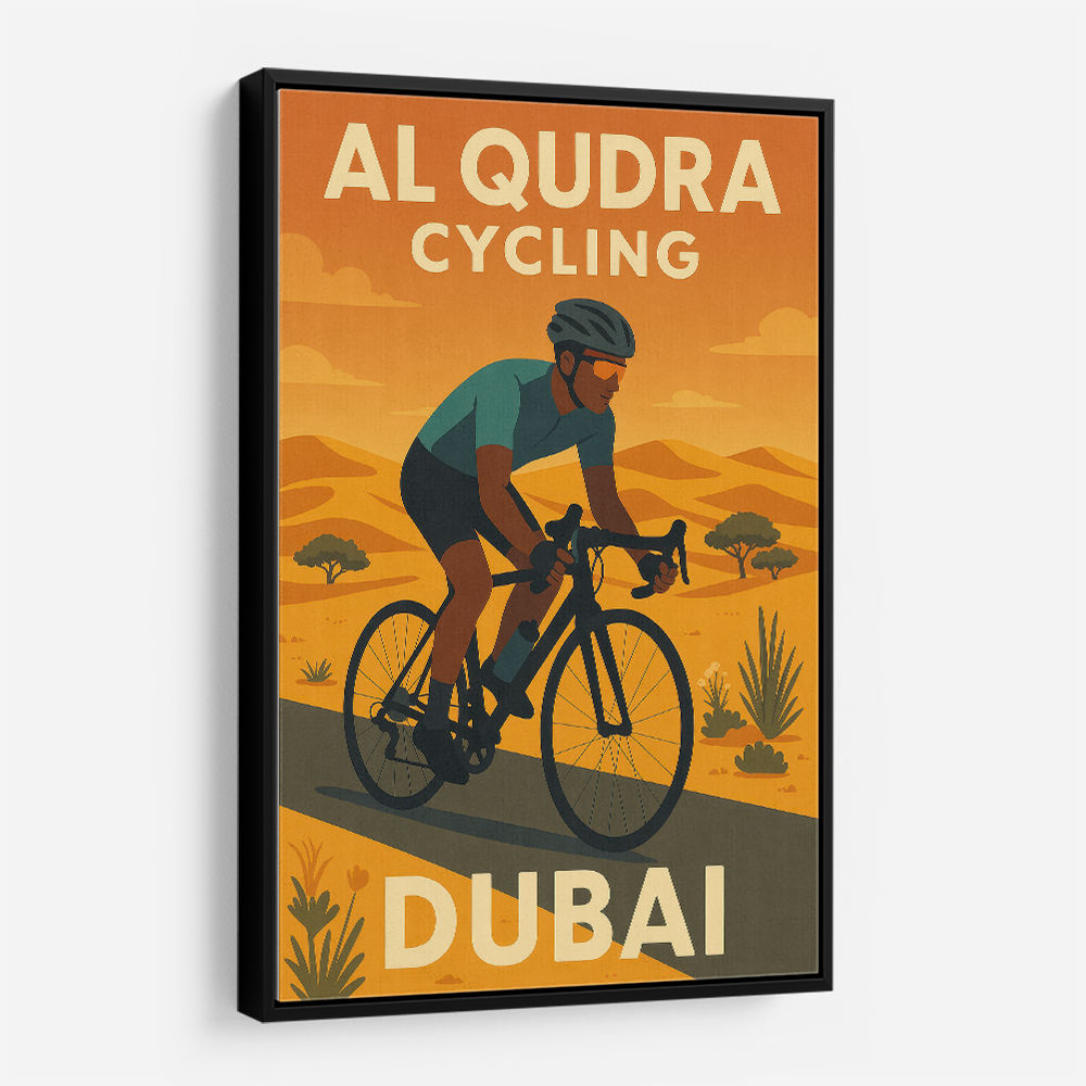 Al Qudra Cycling Dubai Wall Art