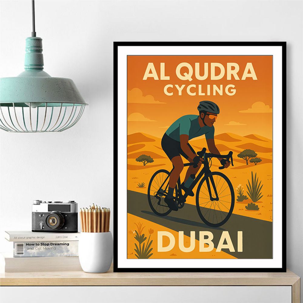 Al Qudra Cycling Dubai Wall Art