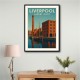 Albert Dock Liverpool Travel Poster 1 Wall Art