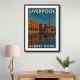 Albert Dock Liverpool Travel Poster Wall Art