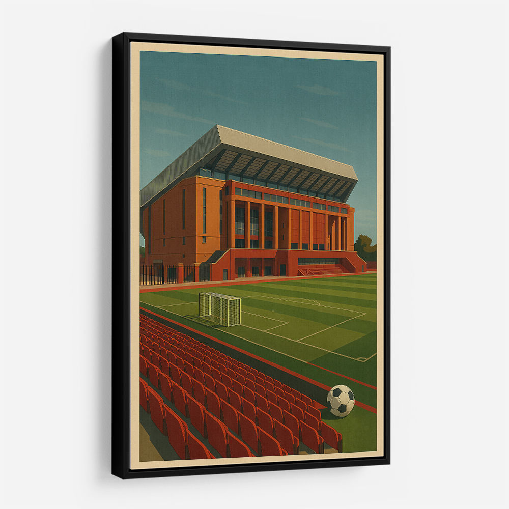 Anfield Stadium Liverpool Travel Poster 1 Wall Art