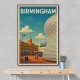 Birmingham Bullring Travel Poster Wall Art