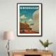 Birmingham Bullring Travel Poster Wall Art