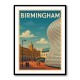 Birmingham Bullring Travel Poster Wall Art