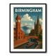 Birmingham Travel Poster 2 Wall Art