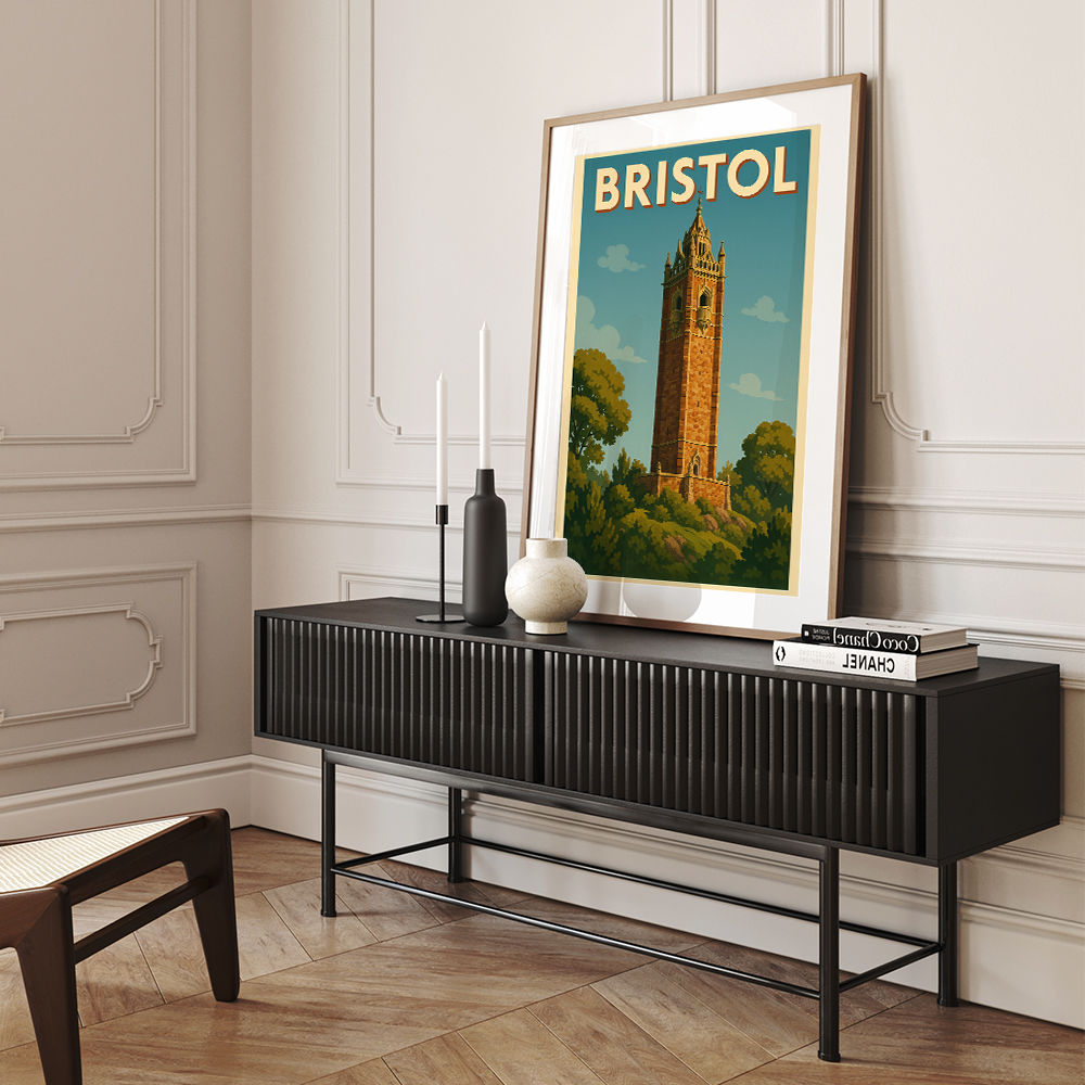 Bristol Cabot Tower Travel Poster 5 Wall Art