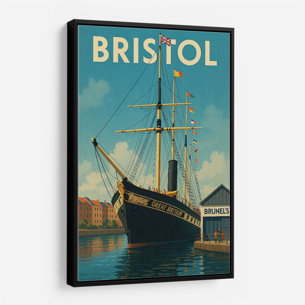 Bristol SS Great Britain Travel Poster 3 Wall Art