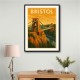 Bristol Travel Poster 2 Wall Art