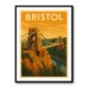 Bristol Travel Poster 2 Wall Art