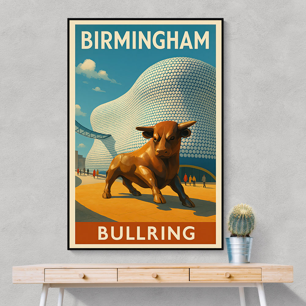 Bullring Birmingham Poster Wall Art