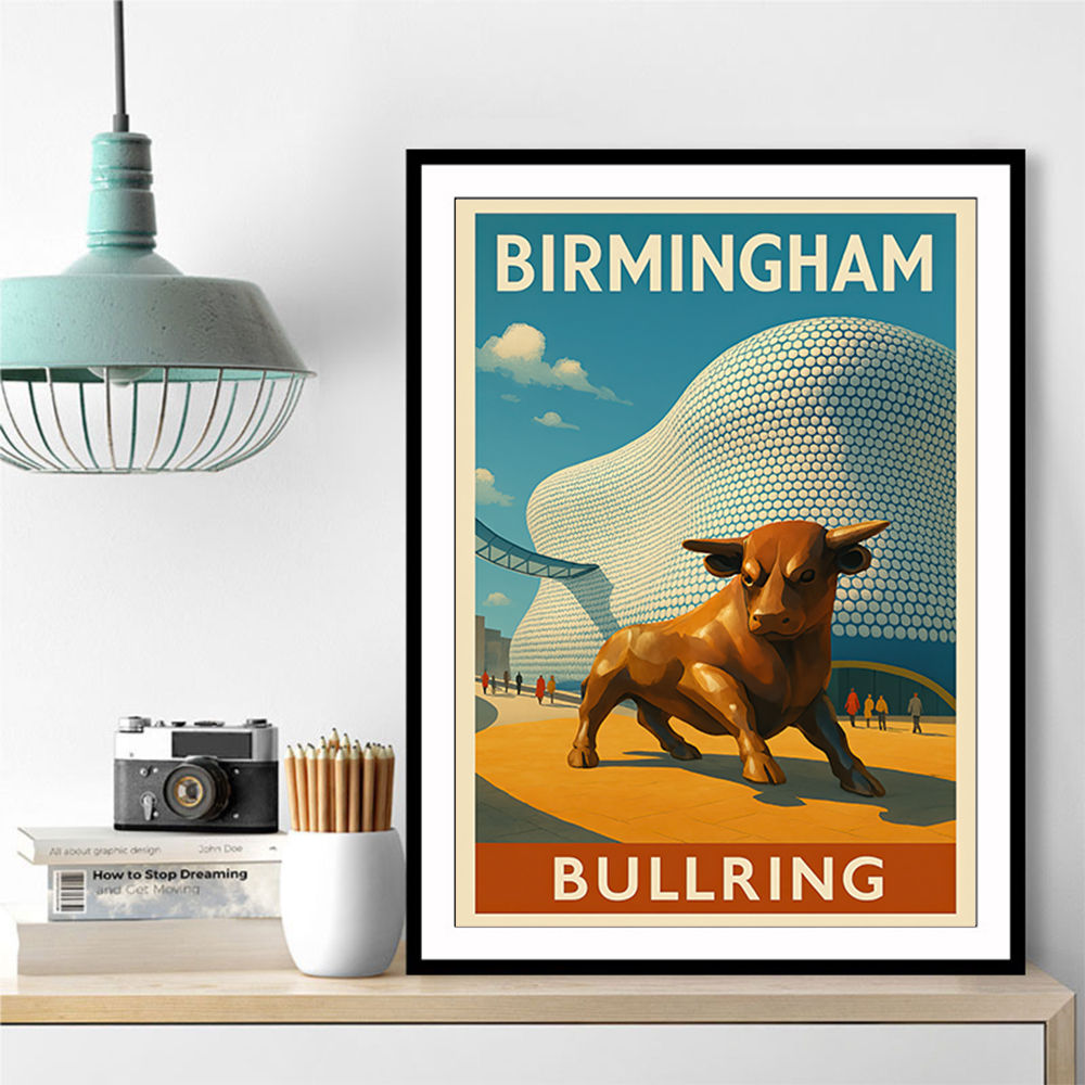 Bullring Birmingham Poster Wall Art