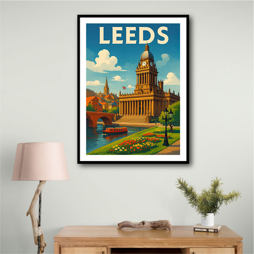 Cambridge Travel Poster 1 Wall Art