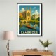 Cambridge Travel Poster Wall Art