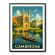 Cambridge Travel Poster Wall Art