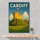 Cardiff Castle Poster 2 Wall Art