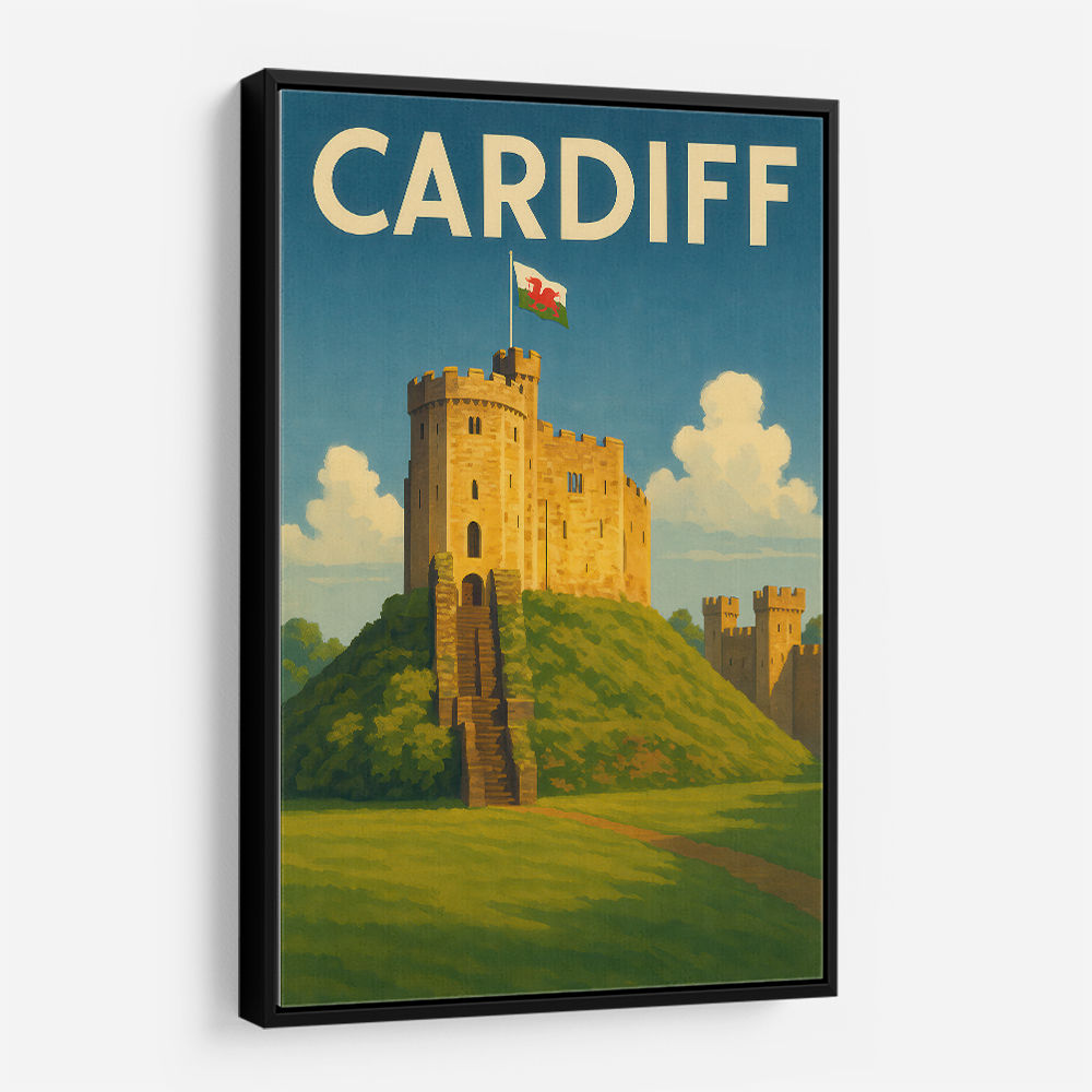 Cardiff Castle Poster 2 Wall Art