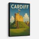 Cardiff Castle Poster 2 Wall Art