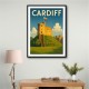 Cardiff Castle Poster 2 Wall Art