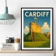 Cardiff Castle Poster 2 Wall Art