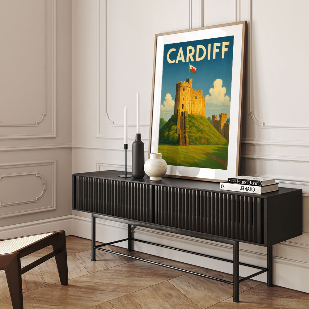 Cardiff Castle Poster 2 Wall Art