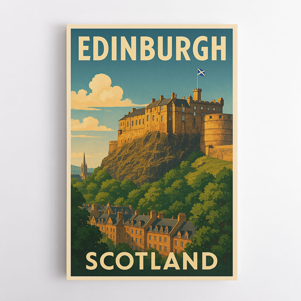 Edinburgh Castle Poster Wall Art