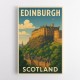 Edinburgh Castle Poster Wall Art