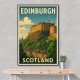 Edinburgh Castle Poster Wall Art