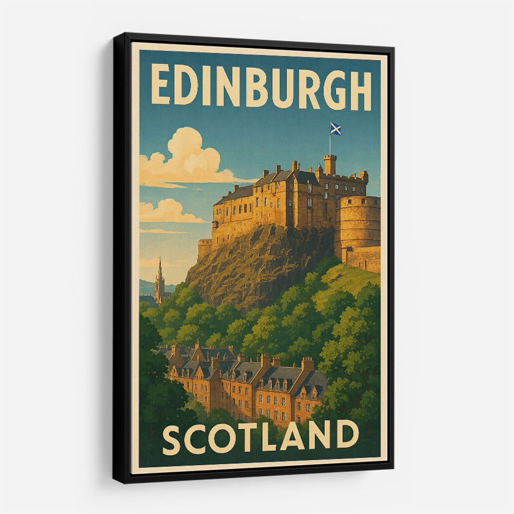Edinburgh Castle Poster Wall Art