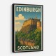Edinburgh Castle Poster Wall Art