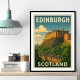 Edinburgh Castle Poster Wall Art